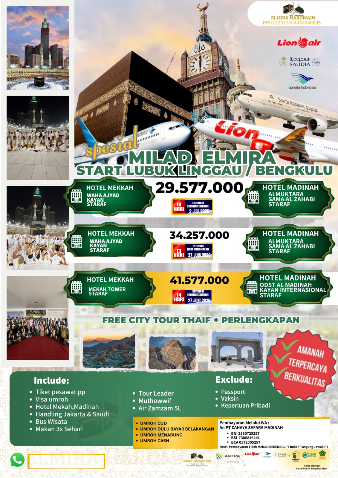 Umroh Liburan Sekolah